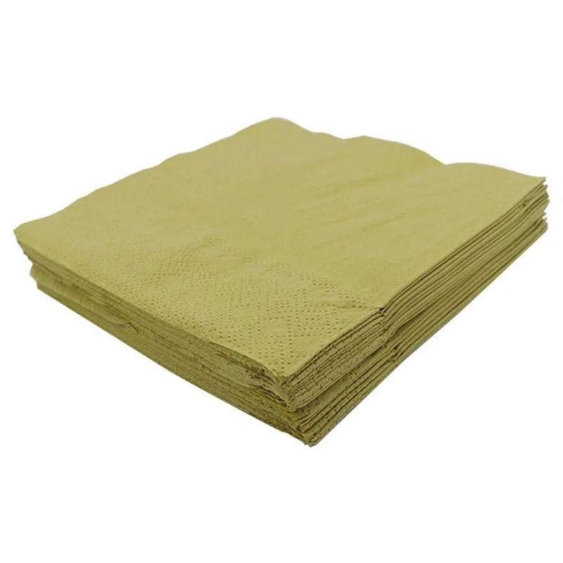 Guardanapos-de-Papel-em-Folha-Dupla-24x24cm-Dourado-Silver-Festas--20-unidades-