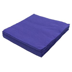 Guardanapos de Papel em Folha Dupla 24x24cm Roxo Silver Festas (20 unidades)