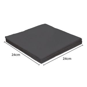 Guardanapos de Papel em Folha Dupla 24x24cm Preto Silver Festas (20 unidades)