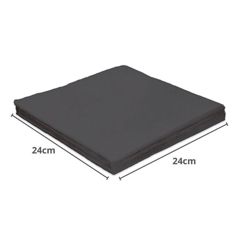 Guardanapos-de-Papel-em-Folha-Dupla-24x24cm-Preto-Silver-Festas--20-unidades-