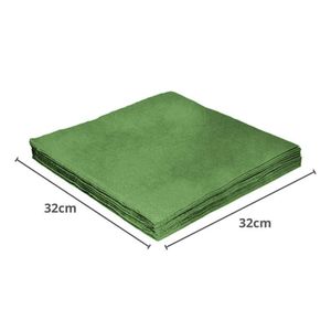 Guardanapos de Papel em Folha Dupla 32x32cm Verde Silver Festas (20 unidades)