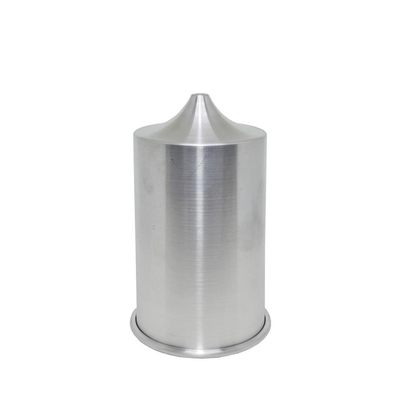 Forma-para-Vela-Cilindrica-com-Bico-8x15cm-em-Aluminio-Ref.-50683--01UND-