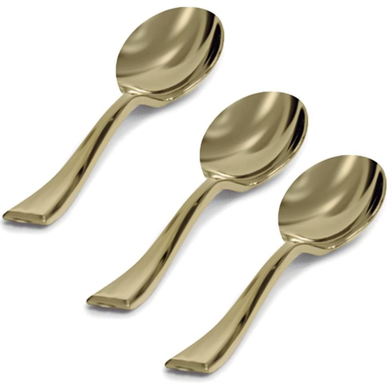 Colher-de-Sobremesa-Linha-Gold-Premium-Dourada-Silver-Plastic--8-unidades-