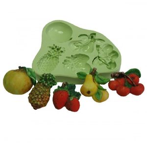 Molde de Silicone Frutas com Abacaxi Ref. 3101 Acquacolor (01UND)