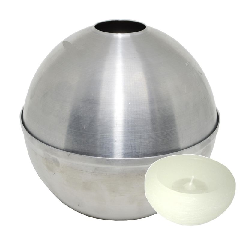 Forma-para-Vela-Luminaria-Esfera-15cm-em-aluminio-Ref.-50681--01UND-