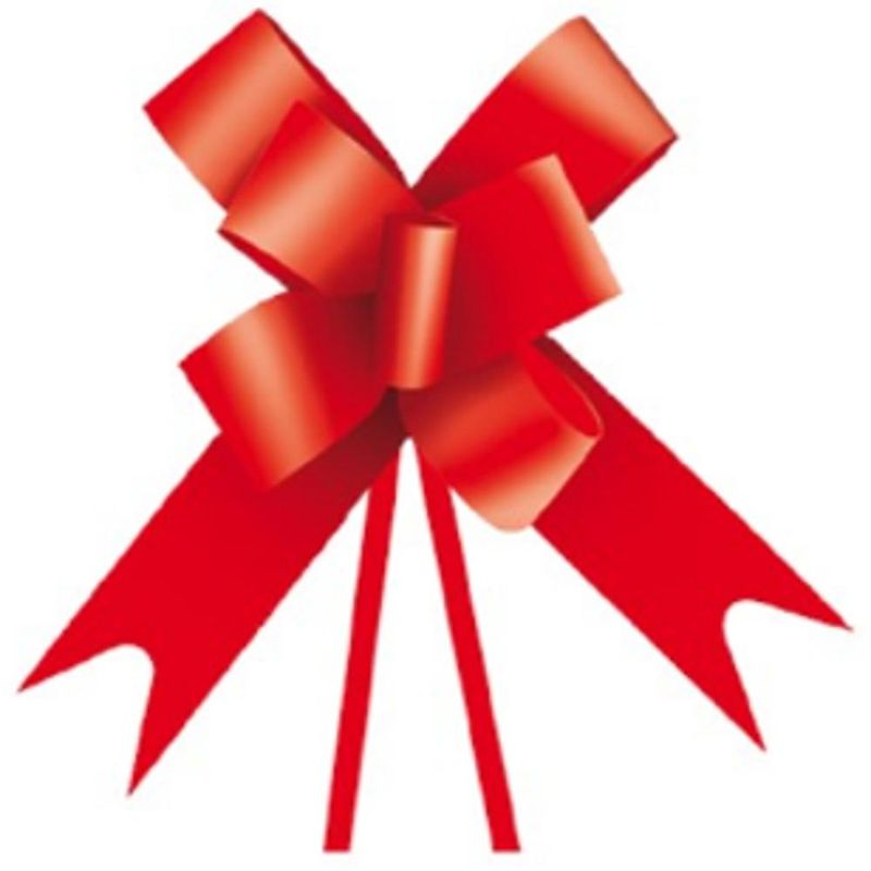 Laço Pronto Vermelho Ref.1330163 1,2x24,5cm Cromus (10 unidades)