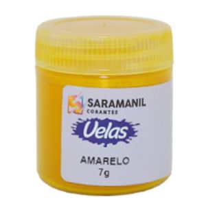 Corante em Pó para Velas Amarelo Saramanil (7 gramas)
