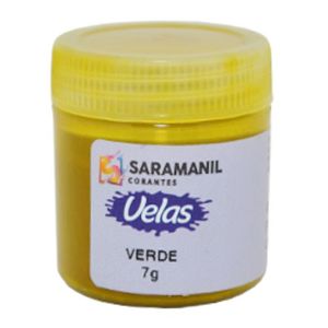 Corante em Pó para Velas Verde Saramanil (7 gramas)