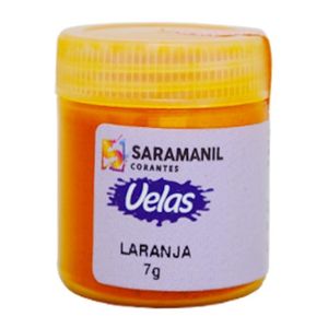 Corante em Pó para Velas Laranja Saramanil (7 gramas)