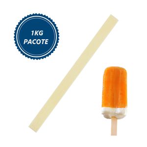 Palito para Picolé Cabeça Quadrada em Madeira (1KG)