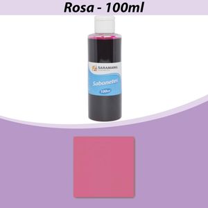 Corante Líquido para Sabonetes Artesanais Rosa Saramanil (100ml)