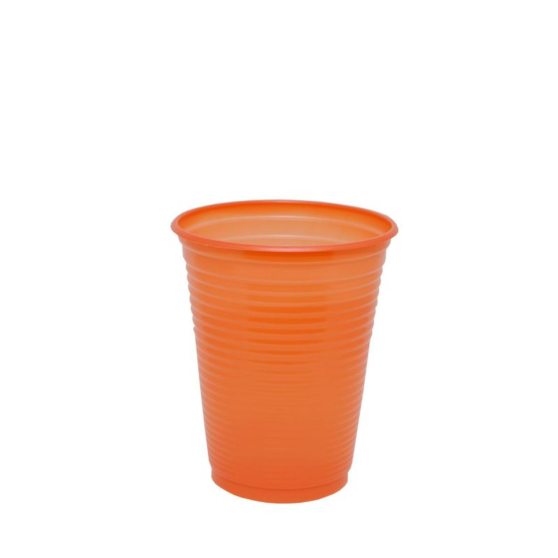 Copo-Plastico-Festinha--SMO-200--200ml-PP-Laranja-Copobras--50UND-