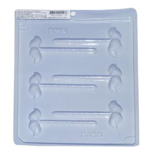 Forma em Acetato Pirulito Bigode 1 RF-9355 BWB (01UND)
