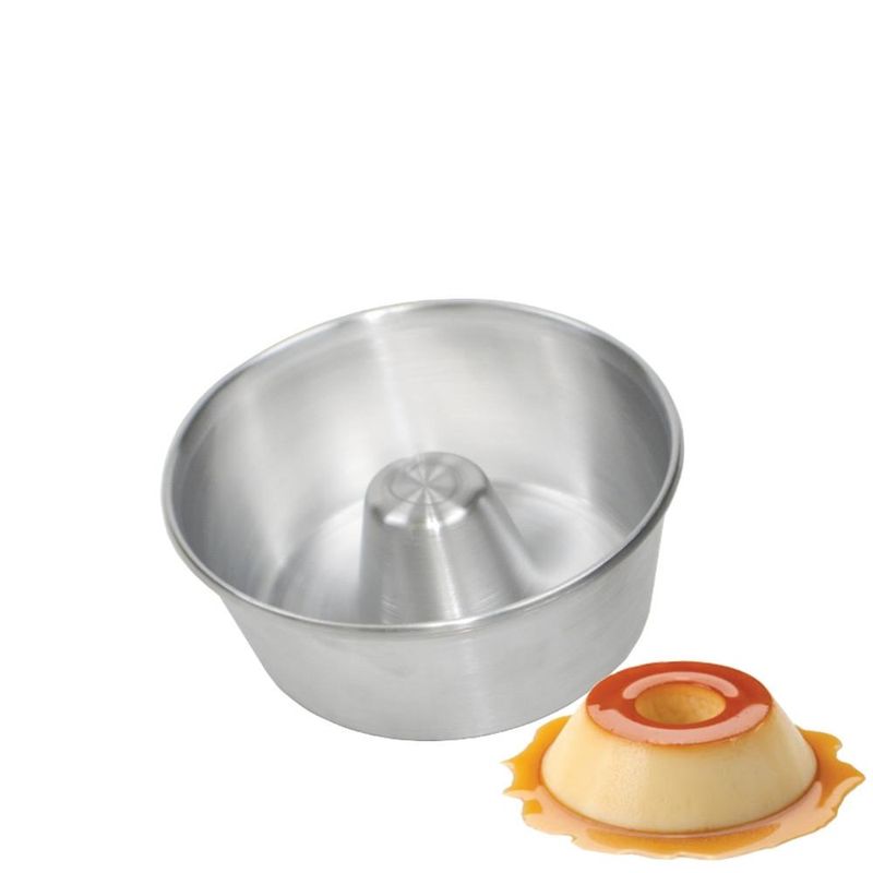 Forma-de-Aluminio-Conica-C--Tubo-para-Bolo-e-Pudim-16x8cm-Aluminio-Circular--01-unidade-