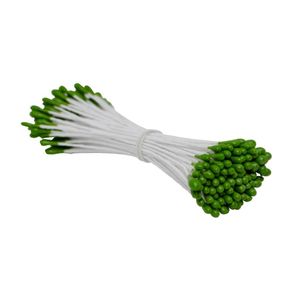 Mini Pistilo Duas Pontas Verde Barbante Ref.: EL019 Pistilos Primor (100 unidades)