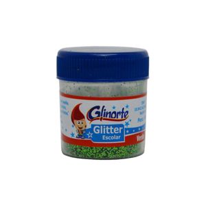 Glitter Escolar Verde Glinorte (10 gramas)