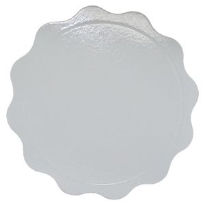 Cakeboard Viva Paper Ondulado Branco 26cm Ultrafest (1 unidade)