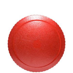 Cakeboard Redondo Ondulado Vermelho 15cm Ultrafest (01 unidade)