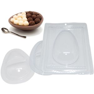 Forma em Acetato com Silicone Ovo de Colher Dois Amores 250gr Ref. 10141 BWB (01UND)