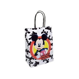Sacola de Presente Mickey Forever 21,5x15x8 cm Tamanho P Estampada Cromus (1 unidade)
