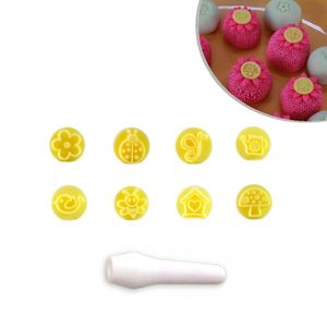 Kit Carimbos Jardim Encantado Amarelo Blue Star (09 peças)