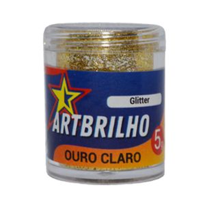 Glitter Ouro Claro ArtBrilho (5 gramas)