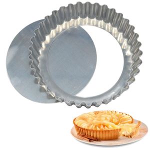 Forma de Alumínio para Torta Crespa Alta Fundo Falso 22cm Ref. 1628 Caparroz (01 unidade)