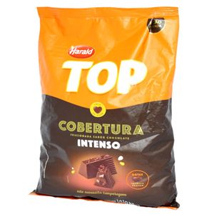 Cobertura Fracionada em Gotas Sabor Chocolate Intenso Top Harald (1.010kg)