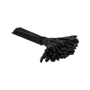 Pistilo Folhinha Preto Cabo Barbante Preto Ref.: EL01040 Pistilos Primor (50 unidades)