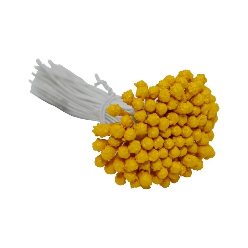 Pistilo-Mini-Cereja-Crespa-Amarela-Ref.--EL621-Pistilos-Primor--100-unidades-