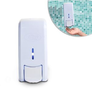 Dispenser para Sabonete Líquido (C/Reservatório) Branco/Cinza 800ml New Classic Nobre (01UND)