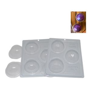 Forma de Acetato com Silicone Esfera 70mm Lapidada 24g Ref.: 10266 BWB (01 unidade)