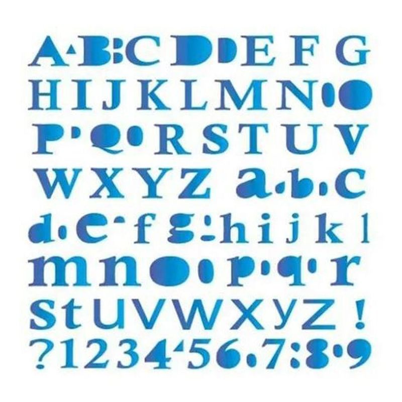 Stencil-Simples-de-Acetato-para-Pintura-20x25cm-Ref.-OPA-155-Alfabeto-Calisto-OPA--01-unidade-