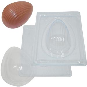 Forma de Acetato com Silicone Ovo Texturizado Ondas 250gr Ref. 9337 BWB (01 unidade)
