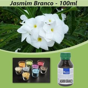 Essência Jasmim Branco para Velas e Óleos Irmãos Haluli (100ml)