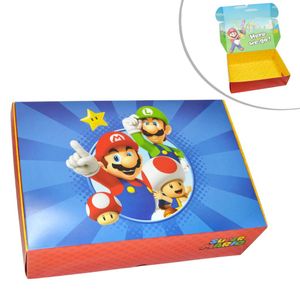 Caixa de Papel Cartão para Presentes Super Mário Grande Cromus (01 unidade)