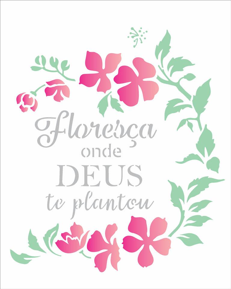 Stencil-Simples-de-Acetato-para-Pintura-20x25cm-Ref.-OPA-2855-Frase-Floresca-Onde-Deus-Te-Plantou-OPA--01-unidade-