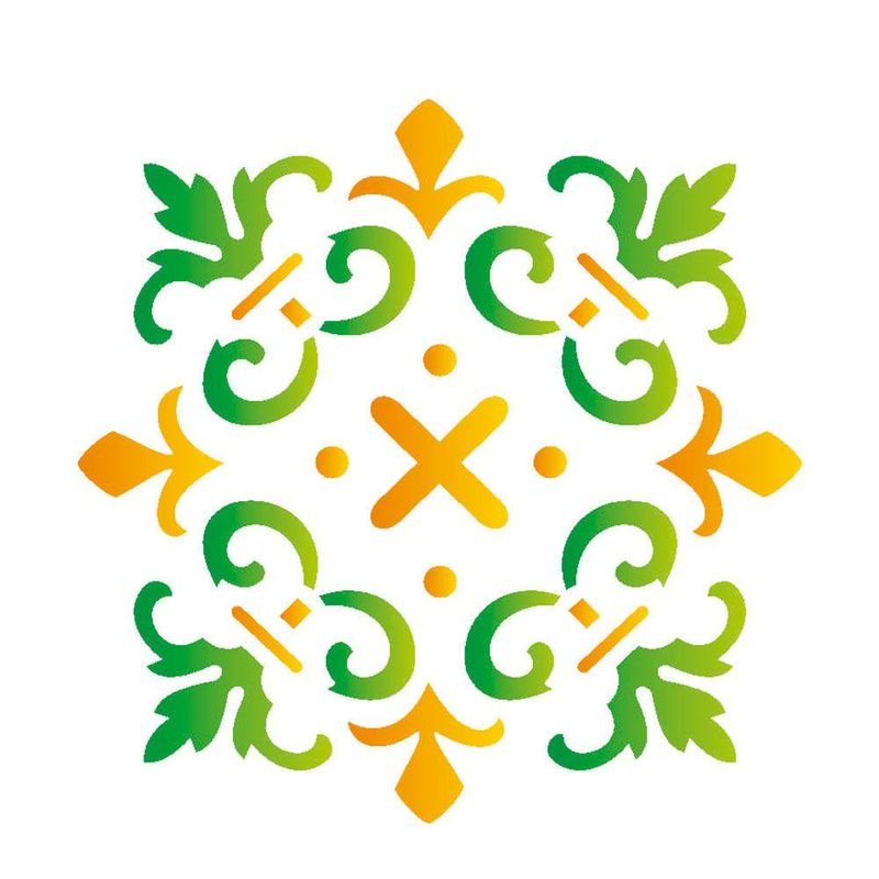 Stencil-Simples-de-Acetato-para-Pintura-14x14cm-Ref.-OPA-1363-Ladrilho-Cruzeta-OPA--01-unidade-