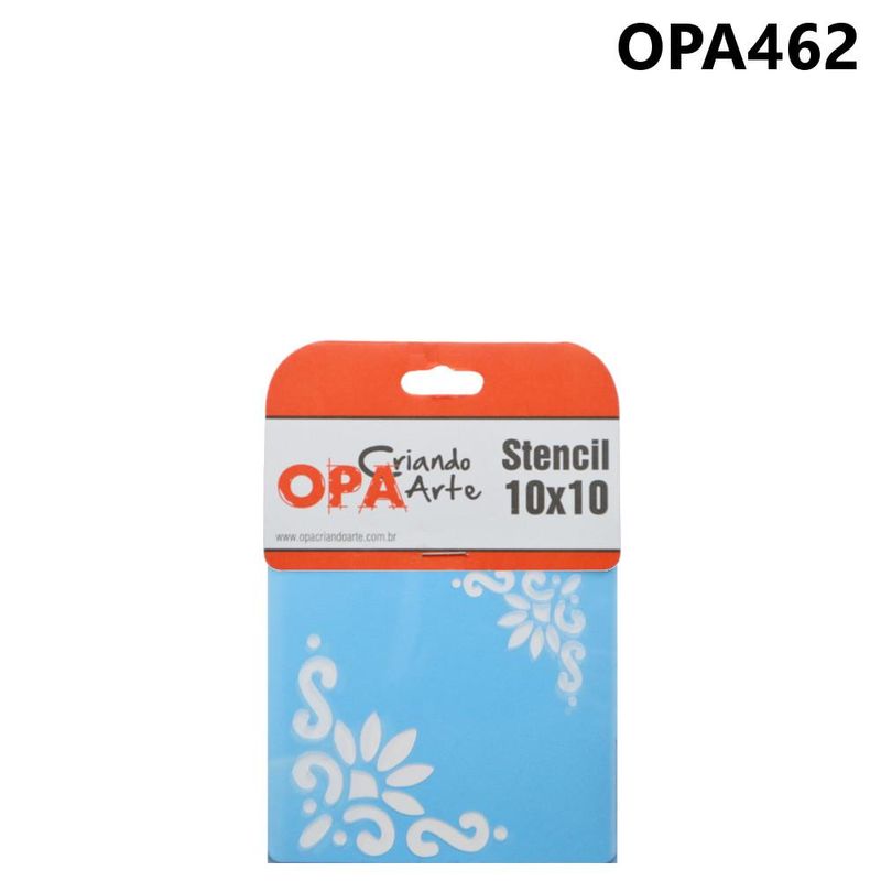 Stencil-Simples-de-Acetato-para-Pintura-10x10cm-Ref.-OPA-462-Cantoneira-Estilizada-OPA--01-unidade-