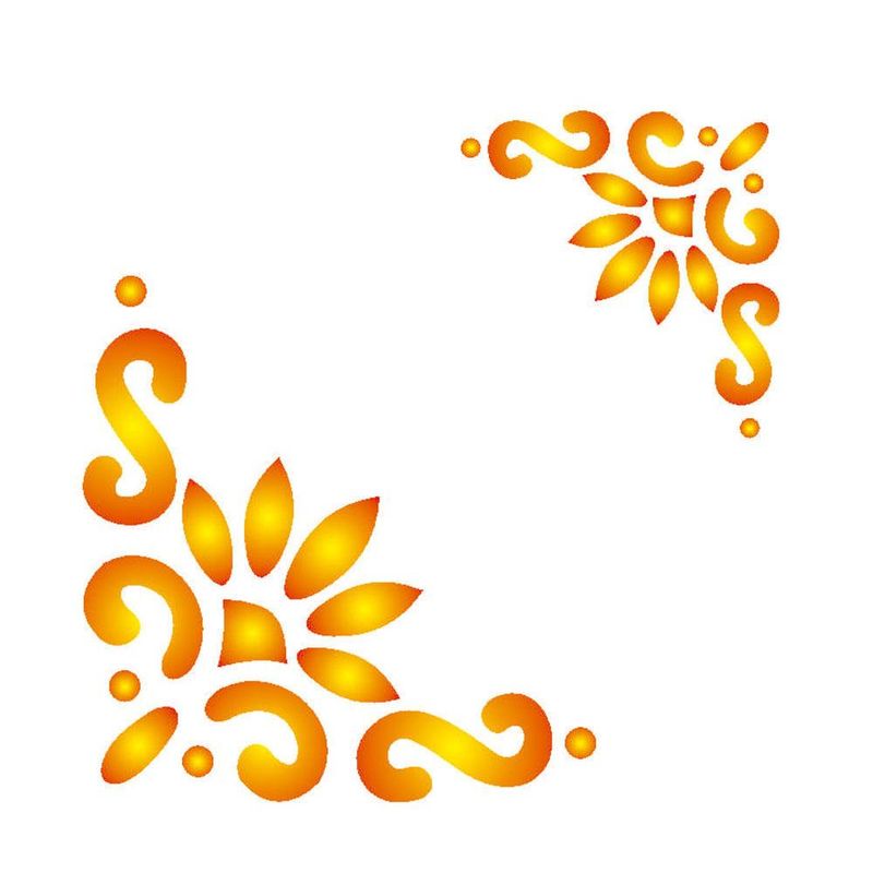 Stencil-Simples-de-Acetato-para-Pintura-10x10cm-Ref.-OPA-462-Cantoneira-Estilizada-OPA--01-unidade-
