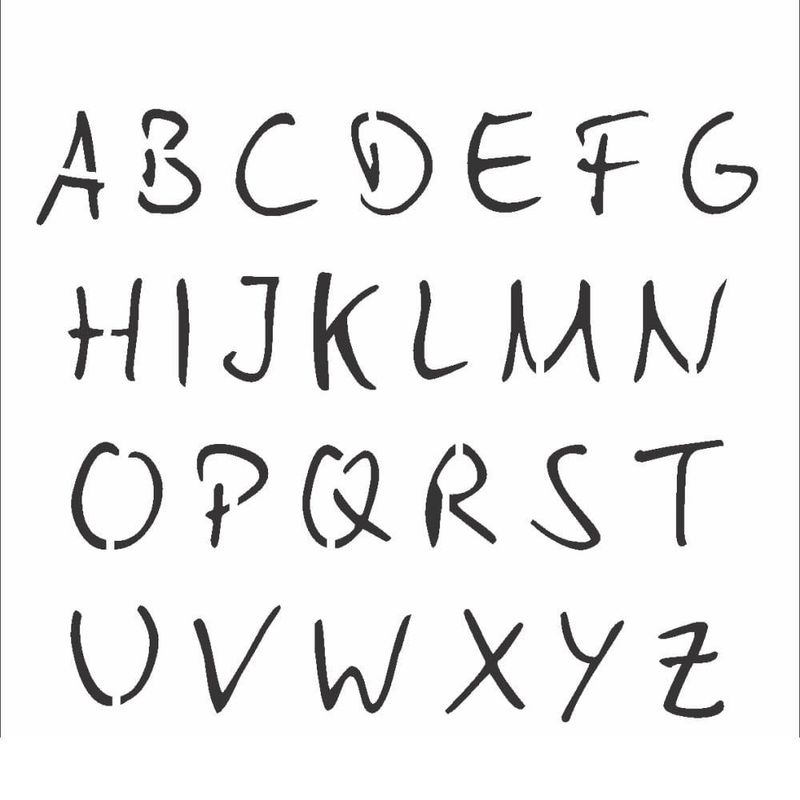 Stencil-Simples-de-Acetato-para-Pintura-14x14cm-Ref.-OPA-3137-Alfabeto-Micro-Maiusculo-2cm-OPA--01-unidade-