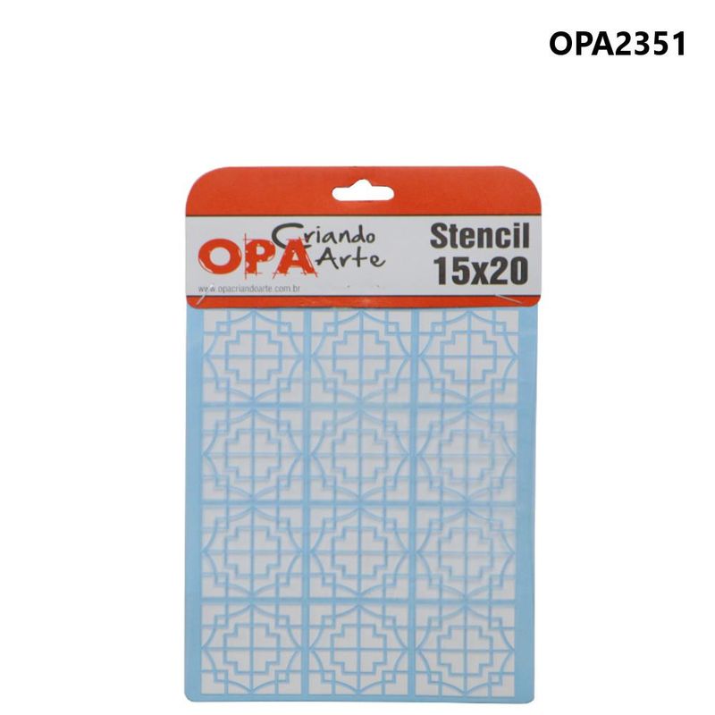 Stencil-Simples-de-Acetato-para-Pintura-15x20cm-Ref.-OPA-2351-Estamparia-Vitral-II-OPA--01-unidade-
