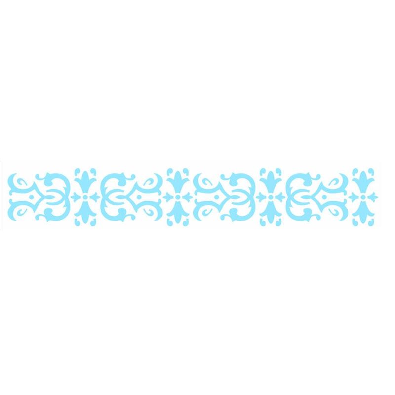 Stencil-Simples-de-Acetato-para-Pintura-6x30cm-Ref.-OPA-2317-Arabesco-Medieval-II-OPA--01-unidade-