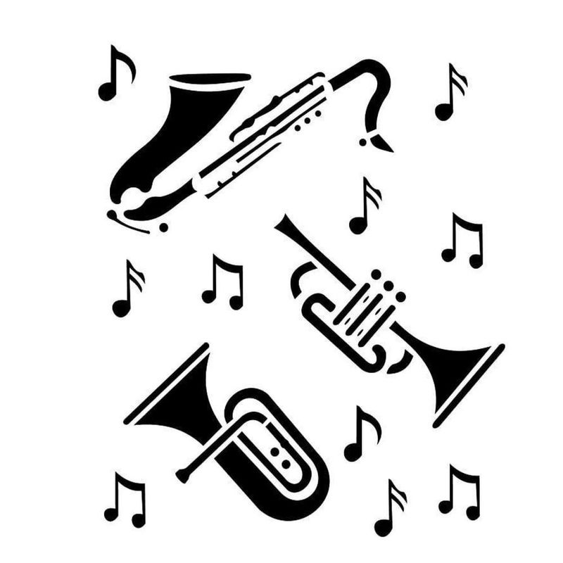 Stencil-Simples-de-Acetato-para-Pintura-15x20cm-Ref.-OPA-426-Instrumentos-Musicais-OPA--01-unidade-