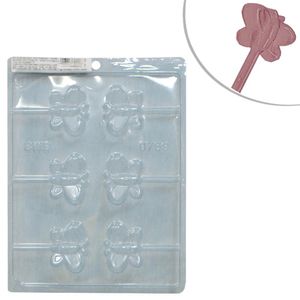 Forma de Acetato Simples Pirulito Borboleta Ref. 9759 BWB (01 unidade)