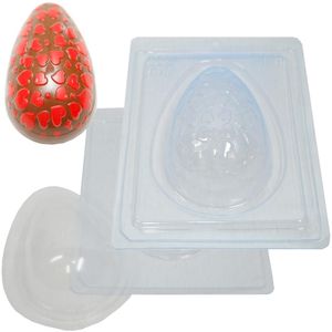 Forma de Acetato com Silicone Ovo Texturizado Coração 350gr Ref. 9440 BWB (01 unidade)