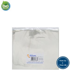 Corte de Celofane (Sem Verniz) Biodegradável Incolor 15x15cm Nova Packing (100 folhas)