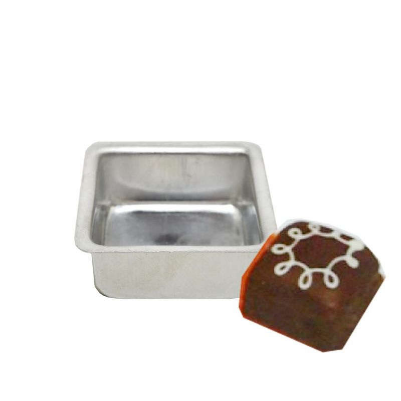 Forma-de-Aluminio-Quadrada-Para-Pao-de-Mel-3x2cm-Caparroz--12-unidades-