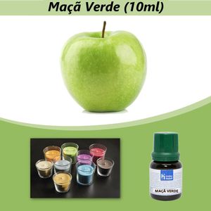 Essência Maçã Verde para Velas e Óleos Irmãos Haluli (10ml)