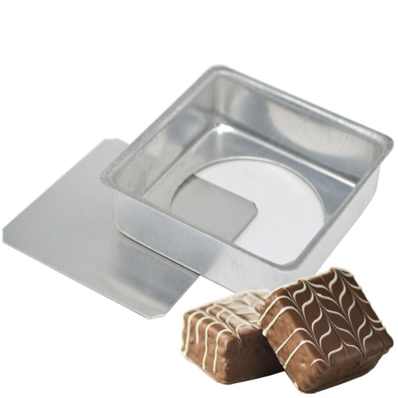 Forma-de-Aluminio-Quadrada-Fundo-Falso-Para-Pao-de-Mel-7x2.5cm-Ref.-0645-Caparroz--12-unidades-